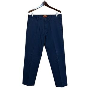 Men’s Joe Fresh Chino Khaki Pants. Dark Blue Size 34x32 #1044